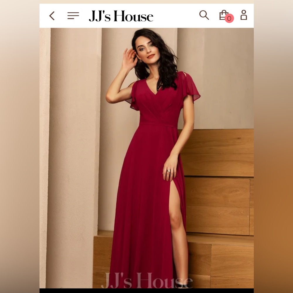 Burgundy Bridesmaid Dress